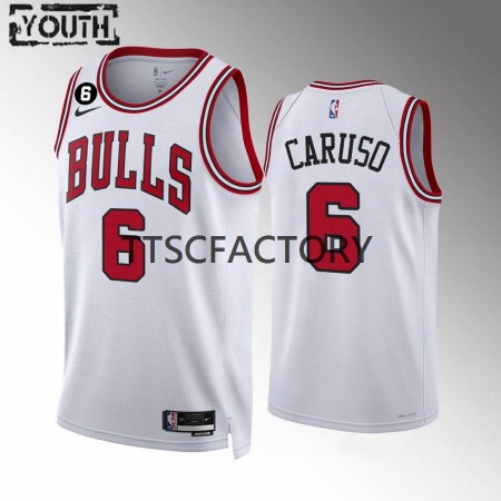 Kinder NBA Chicago Bulls Trikot Alex Caruso 6 Nike 2022-23 Association Edition Weiß Swingman